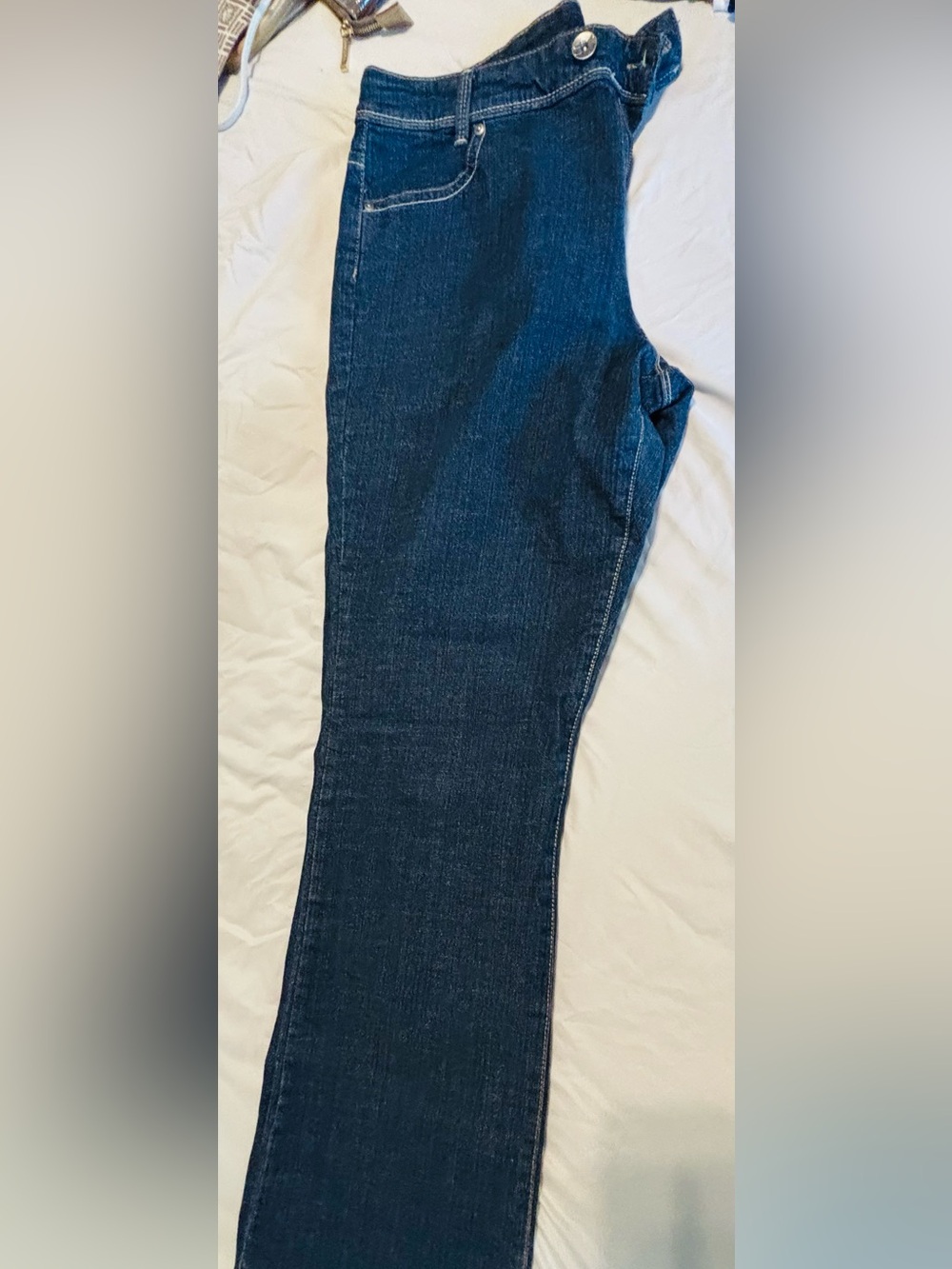 Y2K Style & Co Dark Wash Rhinestone Bootcut Jeans